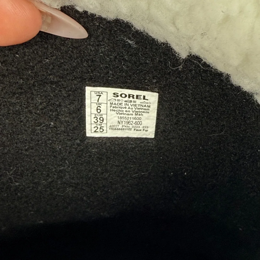 Sorel Yoot Pac Waterproof Winter Snow Boot Wmn 8.5 Youth 7 Rose Black NY1962-600